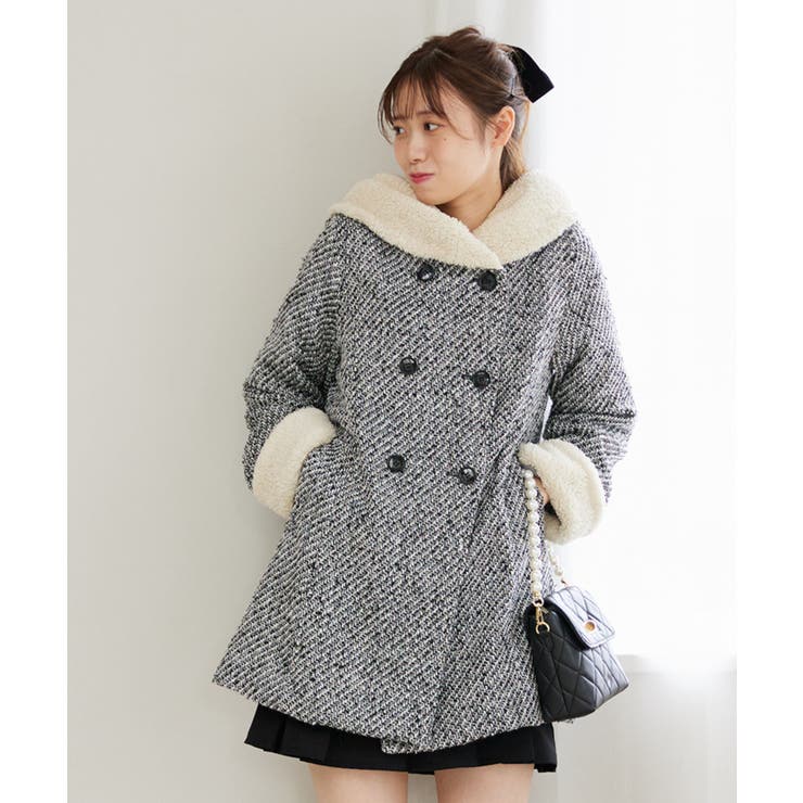 フードボアコート[品番：CTYW0003640]｜MAJESTIC LEGON