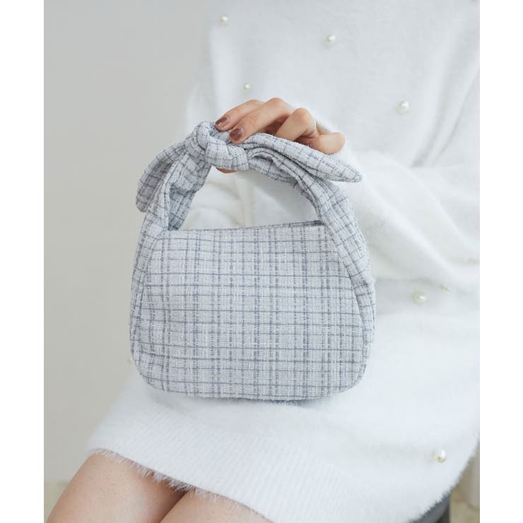 リボンハンドルツイードバッグ | MAJESTIC LEGON  | 詳細画像4 