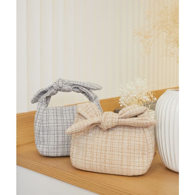 リボンハンドルツイードバッグ | MAJESTIC LEGON  | 詳細画像6 