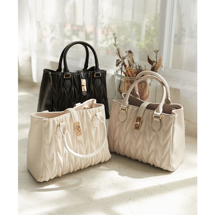 クラシカルスクエアハンドバッグ[品番：CTYW0003439]｜MAJESTIC LEGON