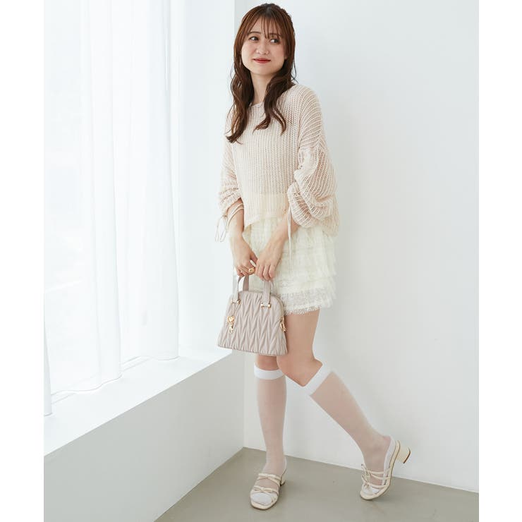 チャームセットキルティングバッグ | MAJESTIC LEGON  | 詳細画像2 