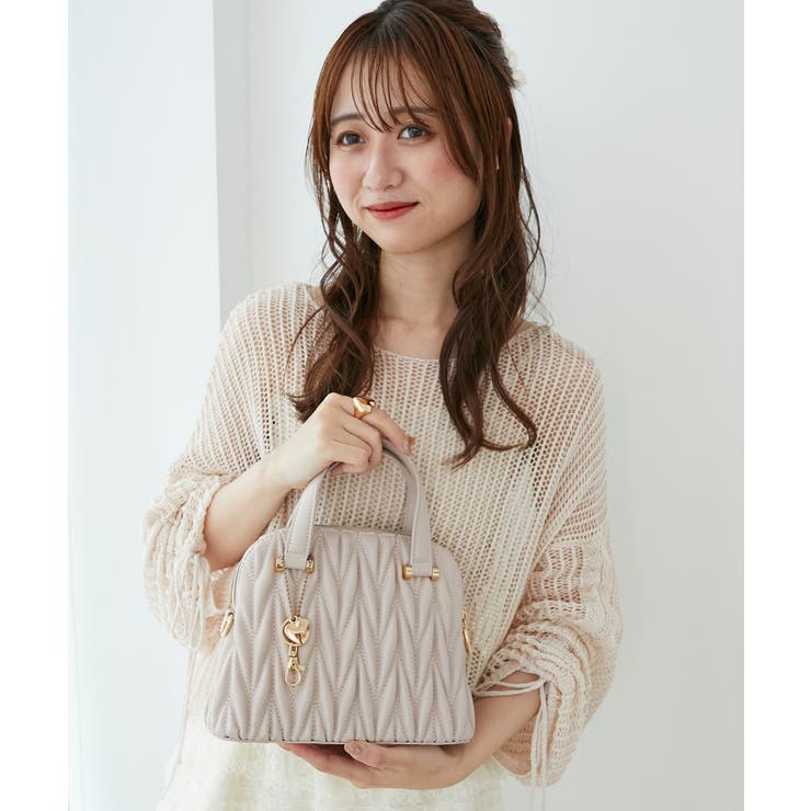 チャームセットキルティングバッグ | MAJESTIC LEGON  | 詳細画像3 