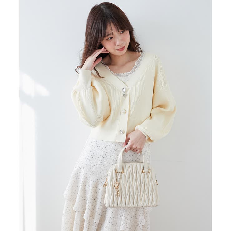 チャームセットキルティングバッグ | MAJESTIC LEGON  | 詳細画像4 