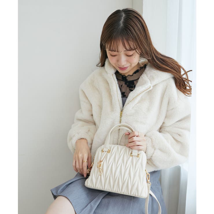 チャームセットキルティングバッグ | MAJESTIC LEGON  | 詳細画像8 