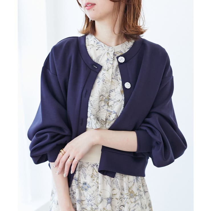 ビジューボタンカットカーディガン | MAJESTIC LEGON  | 詳細画像15 