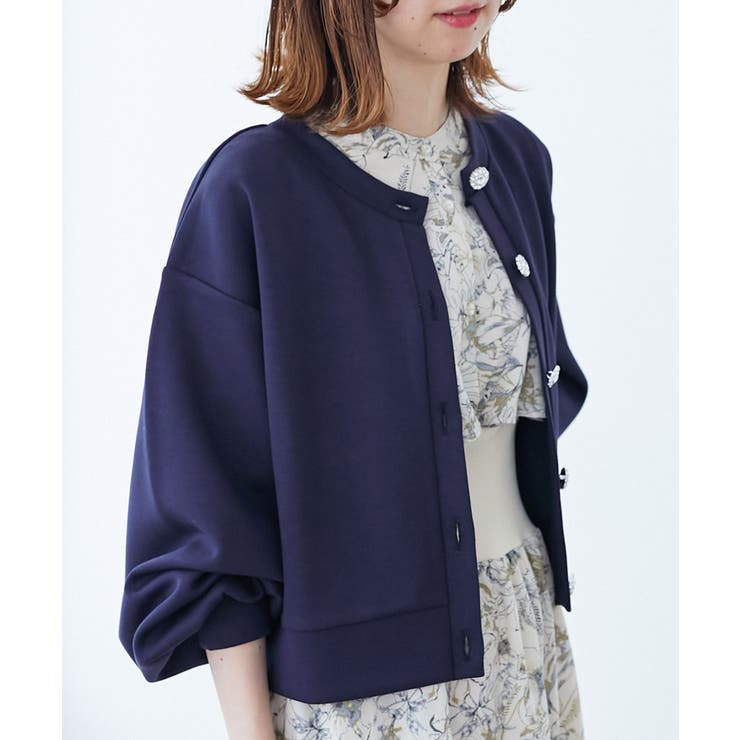 ビジューボタンカットカーディガン | MAJESTIC LEGON  | 詳細画像17 