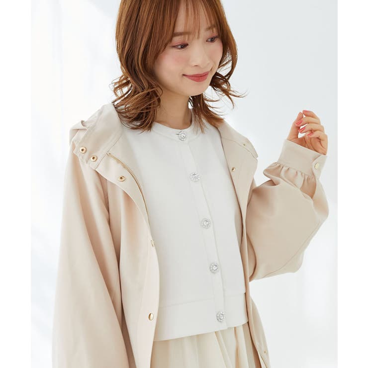 ビジューボタンカットカーディガン | MAJESTIC LEGON  | 詳細画像23 