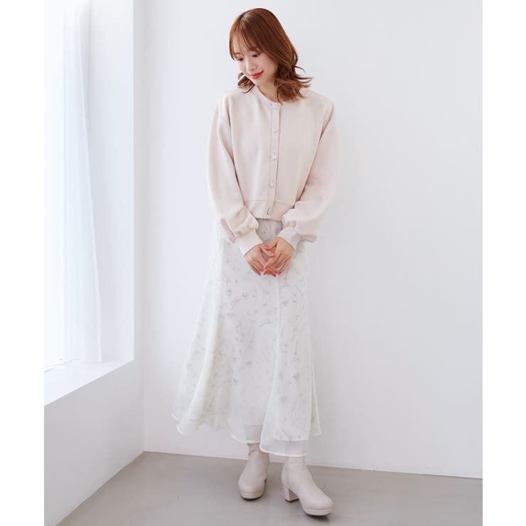 ビジューボタンカットカーディガン | MAJESTIC LEGON  | 詳細画像3 