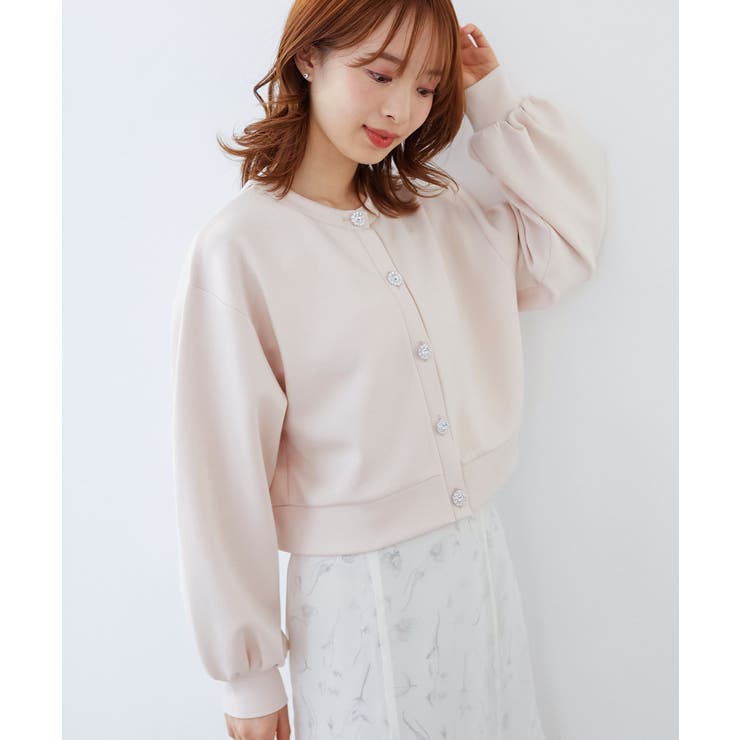 ビジューボタンカットカーディガン | MAJESTIC LEGON  | 詳細画像6 