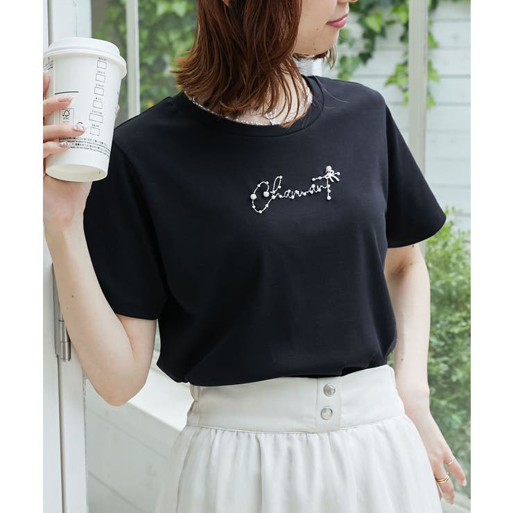 リボンモチーフTシャツ | MAJESTIC LEGON  | 詳細画像41 