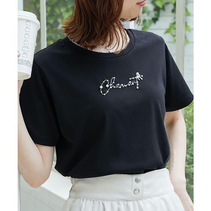 リボンモチーフTシャツ | MAJESTIC LEGON  | 詳細画像45 