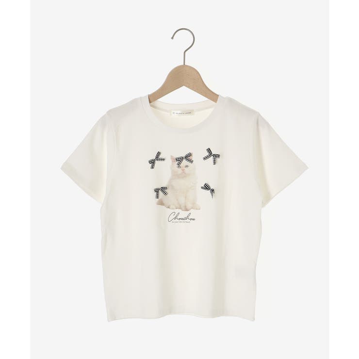 リボンモチーフTシャツ | MAJESTIC LEGON  | 詳細画像50 