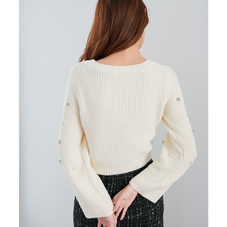 パールビジューニット | MAJESTIC LEGON  | 詳細画像12 