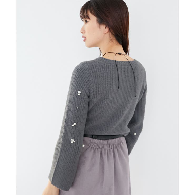 パールビジューニット | MAJESTIC LEGON  | 詳細画像20 