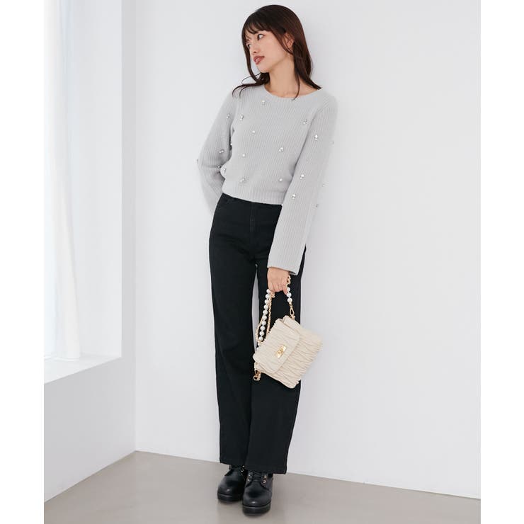 パールビジューニット | MAJESTIC LEGON  | 詳細画像26 