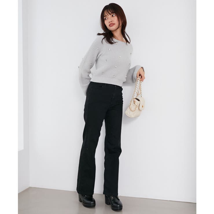 パールビジューニット | MAJESTIC LEGON  | 詳細画像27 