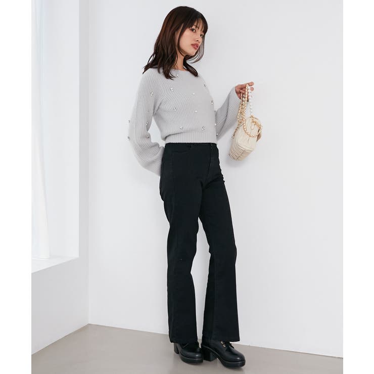 パールビジューニット | MAJESTIC LEGON  | 詳細画像28 