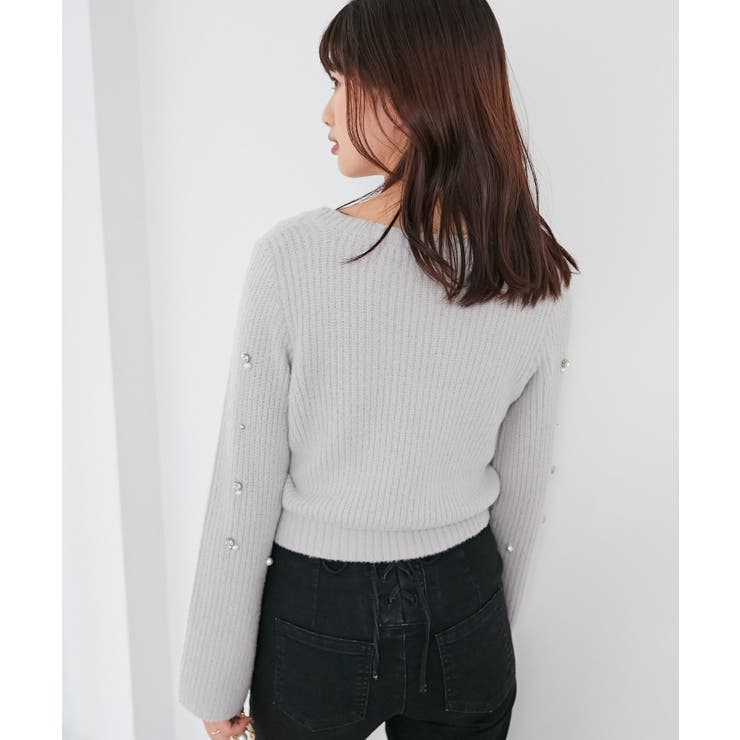 パールビジューニット | MAJESTIC LEGON  | 詳細画像33 