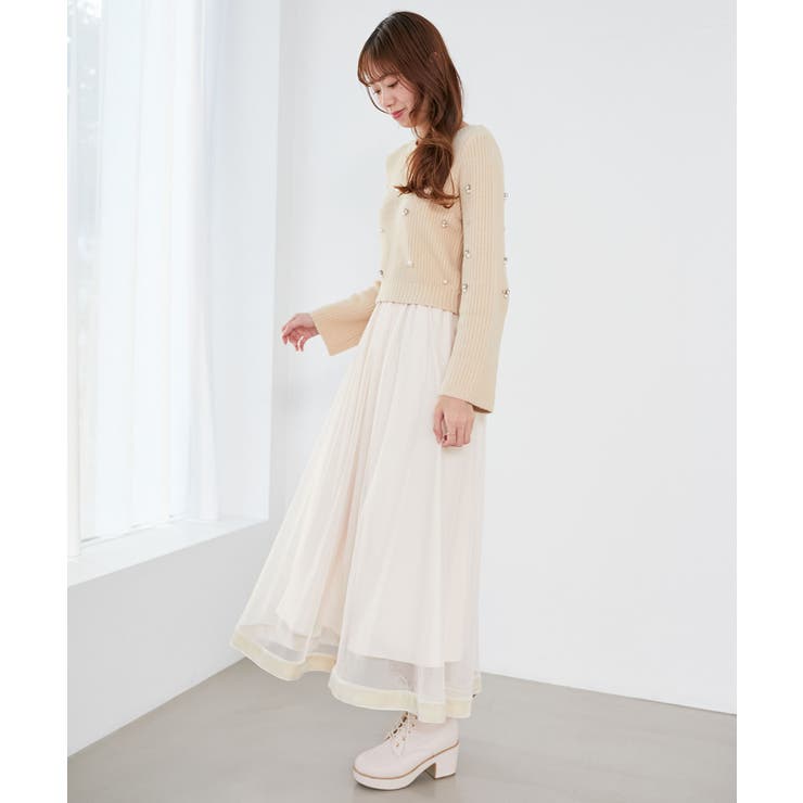 パールビジューニット | MAJESTIC LEGON  | 詳細画像35 