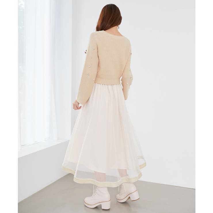 パールビジューニット | MAJESTIC LEGON  | 詳細画像37 