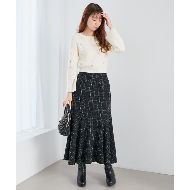 パールビジューニット | MAJESTIC LEGON  | 詳細画像5 