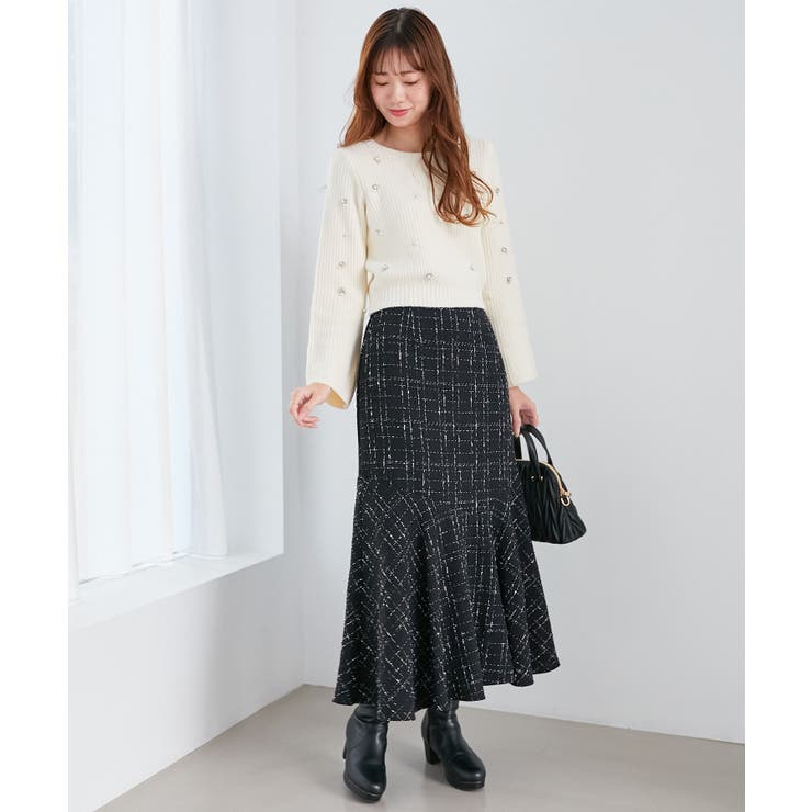 パールビジューニット | MAJESTIC LEGON  | 詳細画像6 