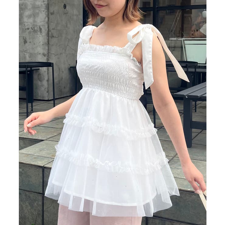 マルチway肩リボンチュールビスチェ | MAJESTIC LEGON  | 詳細画像33 