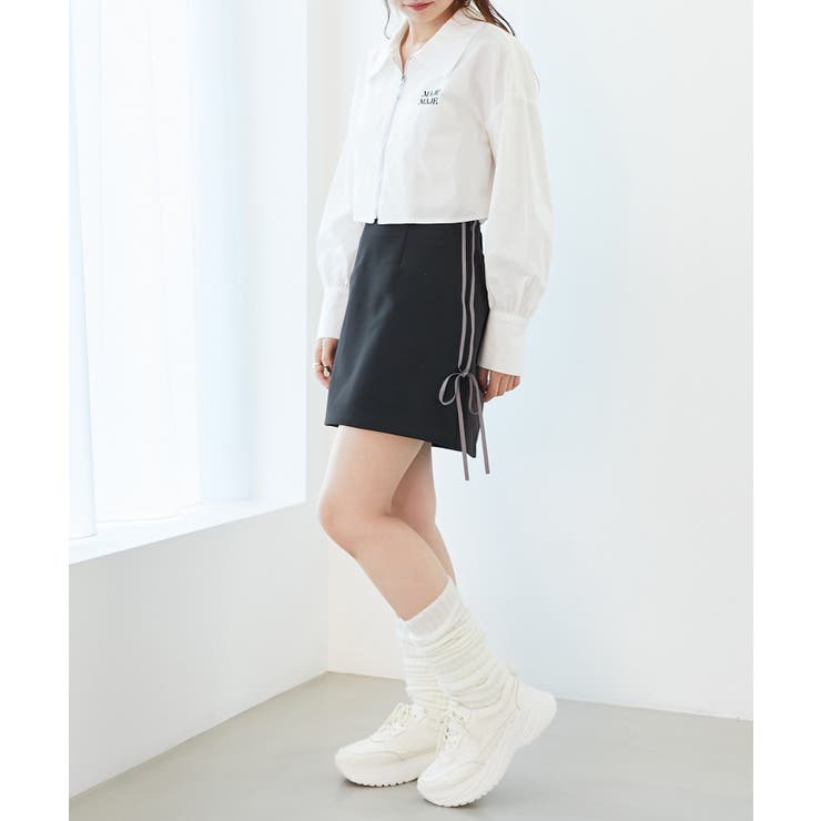 ラインリボンミニスカート | MAJESTIC LEGON  | 詳細画像10 