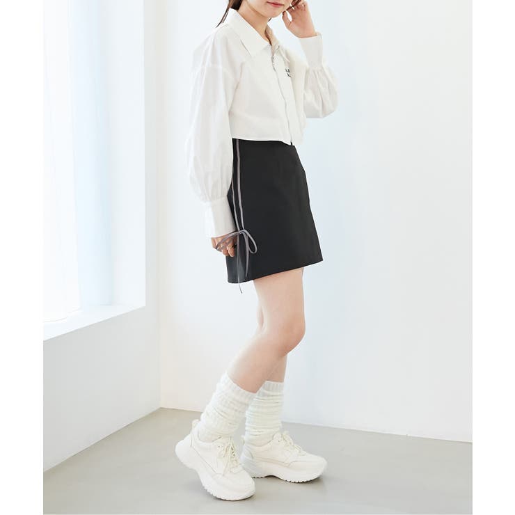 ラインリボンミニスカート | MAJESTIC LEGON  | 詳細画像11 