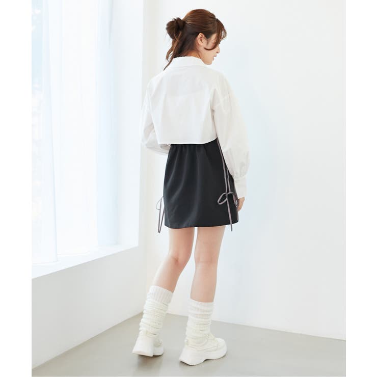 ラインリボンミニスカート | MAJESTIC LEGON  | 詳細画像12 