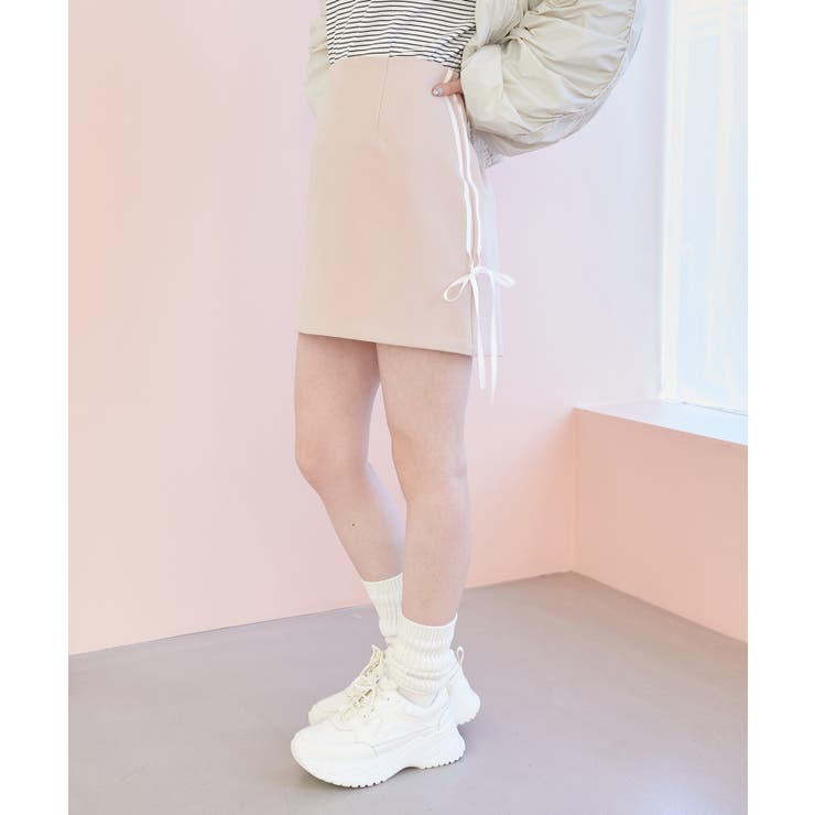 ラインリボンミニスカート | MAJESTIC LEGON  | 詳細画像23 