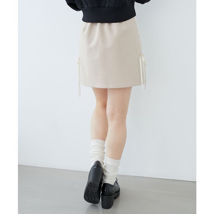 ラインリボンミニスカート | MAJESTIC LEGON  | 詳細画像8 