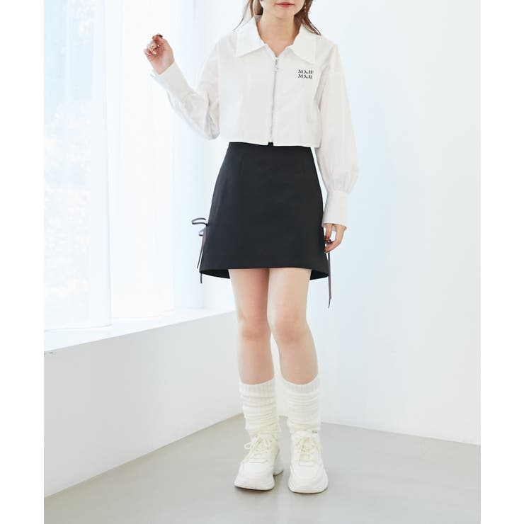 ラインリボンミニスカート | MAJESTIC LEGON  | 詳細画像9 