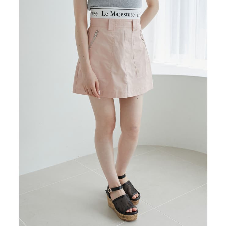 ピンク | ウエストロゴカーゴミニスカパン | MAJESTIC LEGON 