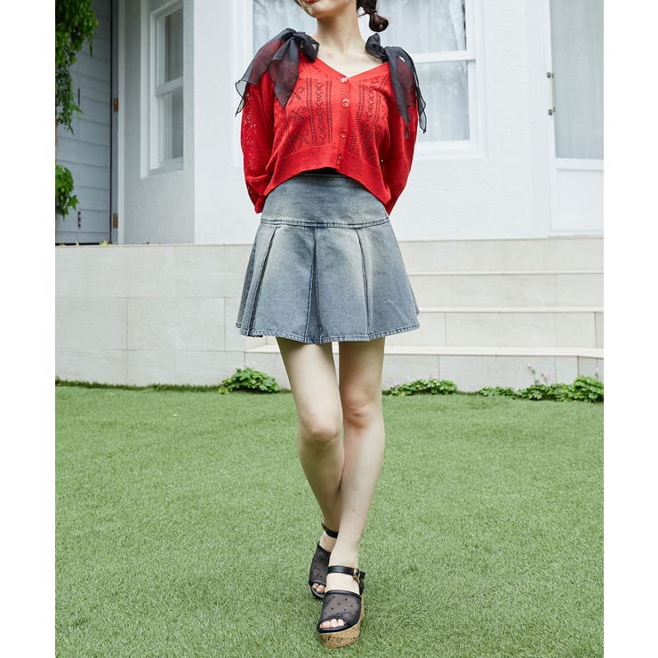 ボックスプリーツミニスカパン | MAJESTIC LEGON  | 詳細画像3 