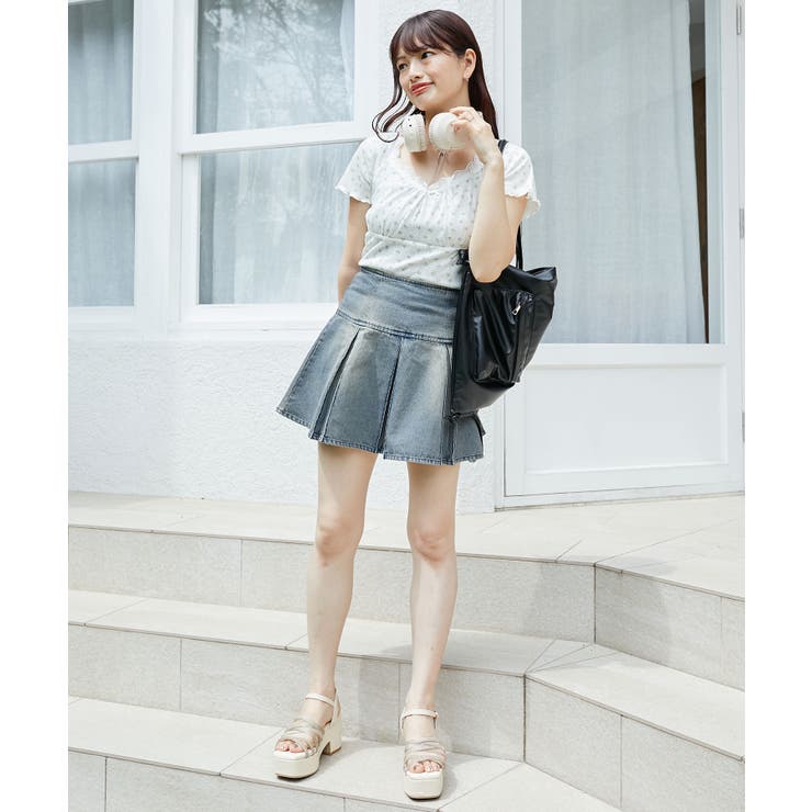 ボックスプリーツミニスカパン | MAJESTIC LEGON  | 詳細画像7 