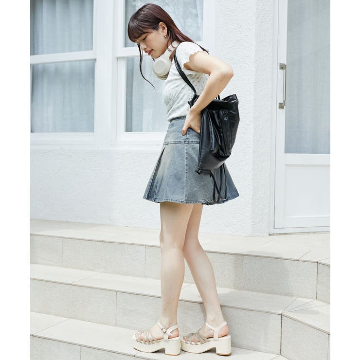 ボックスプリーツミニスカパン | MAJESTIC LEGON  | 詳細画像8 