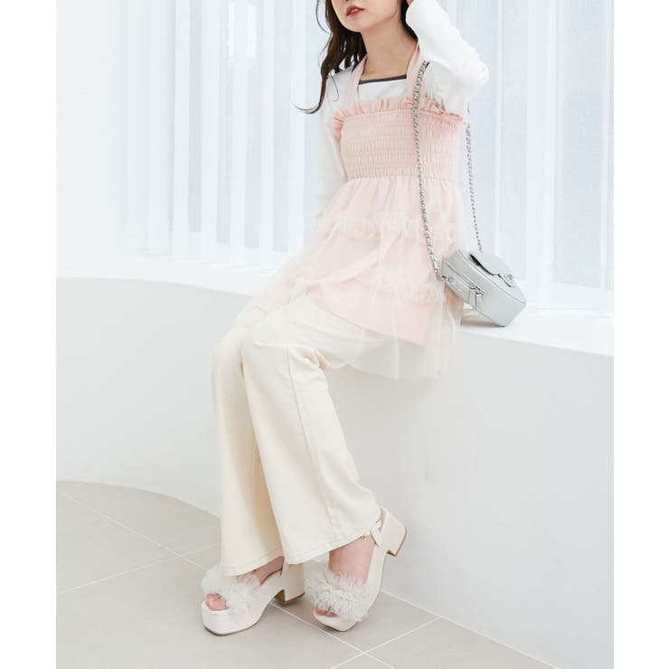 美脚フレアパンツ | MAJESTIC LEGON  | 詳細画像5 