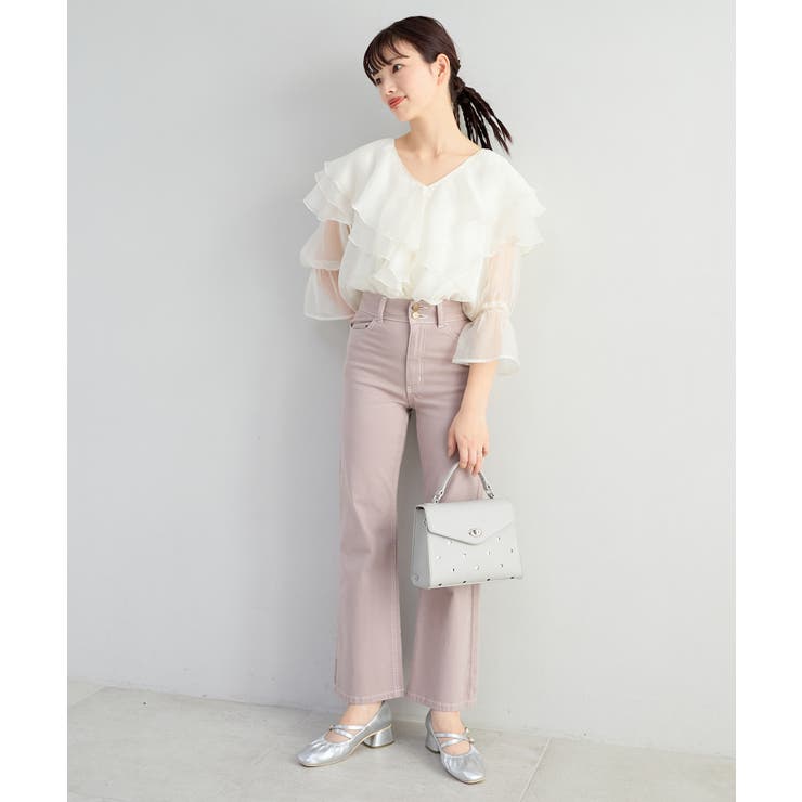 ピンク | 美脚フレアパンツ | MAJESTIC LEGON 