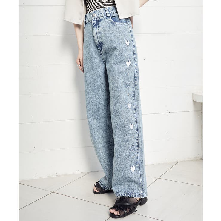 リボンビジューデニムパンツ | MAJESTIC LEGON  | 詳細画像10 