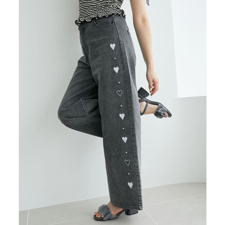 リボンビジューデニムパンツ | MAJESTIC LEGON  | 詳細画像16 