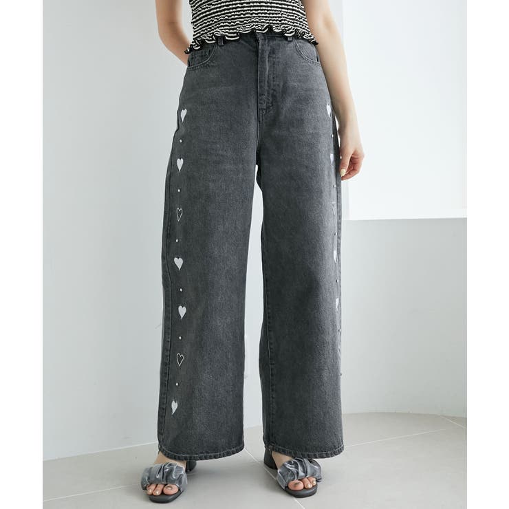 リボンビジューデニムパンツ | MAJESTIC LEGON  | 詳細画像17 