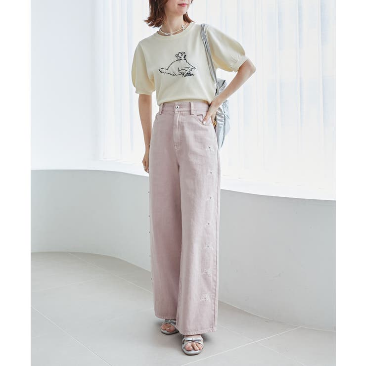 リボンビジューデニムパンツ | MAJESTIC LEGON  | 詳細画像40 