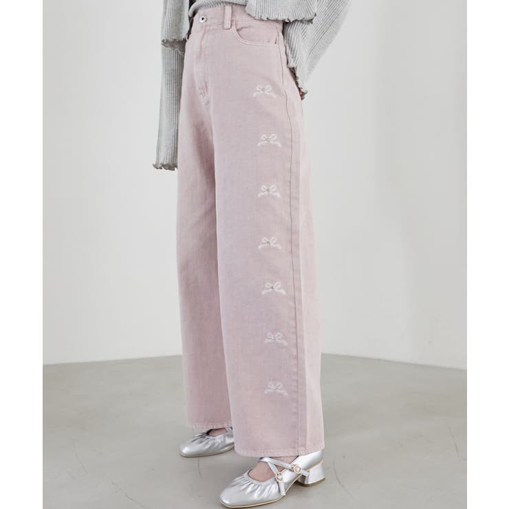 リボンビジューデニムパンツ | MAJESTIC LEGON  | 詳細画像47 