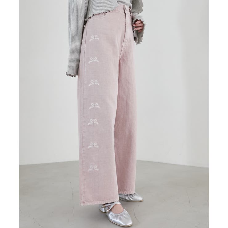 リボンビジューデニムパンツ | MAJESTIC LEGON  | 詳細画像48 