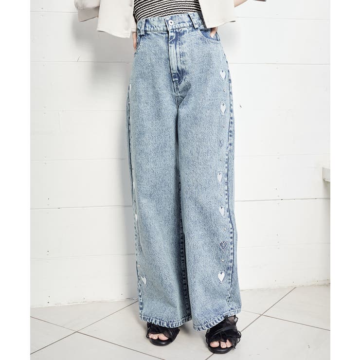 リボンビジューデニムパンツ | MAJESTIC LEGON  | 詳細画像9 