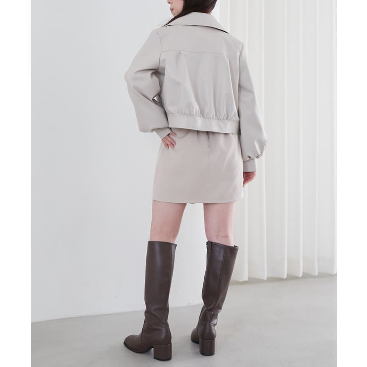 ハイウエストプレーンミニスカート | MAJESTIC LEGON  | 詳細画像20 