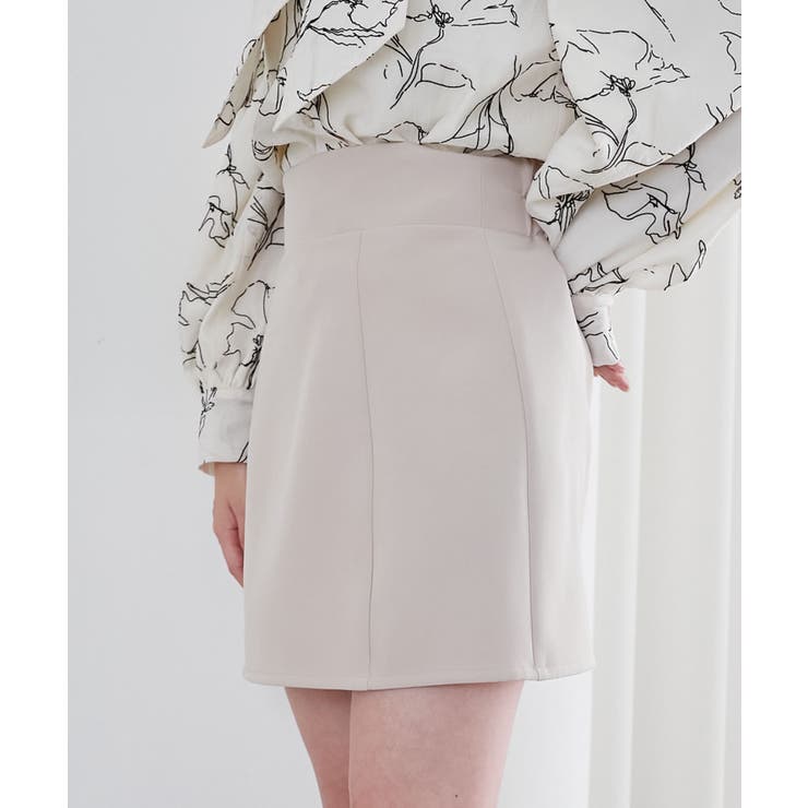 ハイウエストプレーンミニスカート | MAJESTIC LEGON  | 詳細画像22 