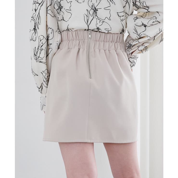 ハイウエストプレーンミニスカート | MAJESTIC LEGON  | 詳細画像23 