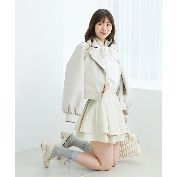 アイボリー | Ladyショートライダース | MAJESTIC LEGON 